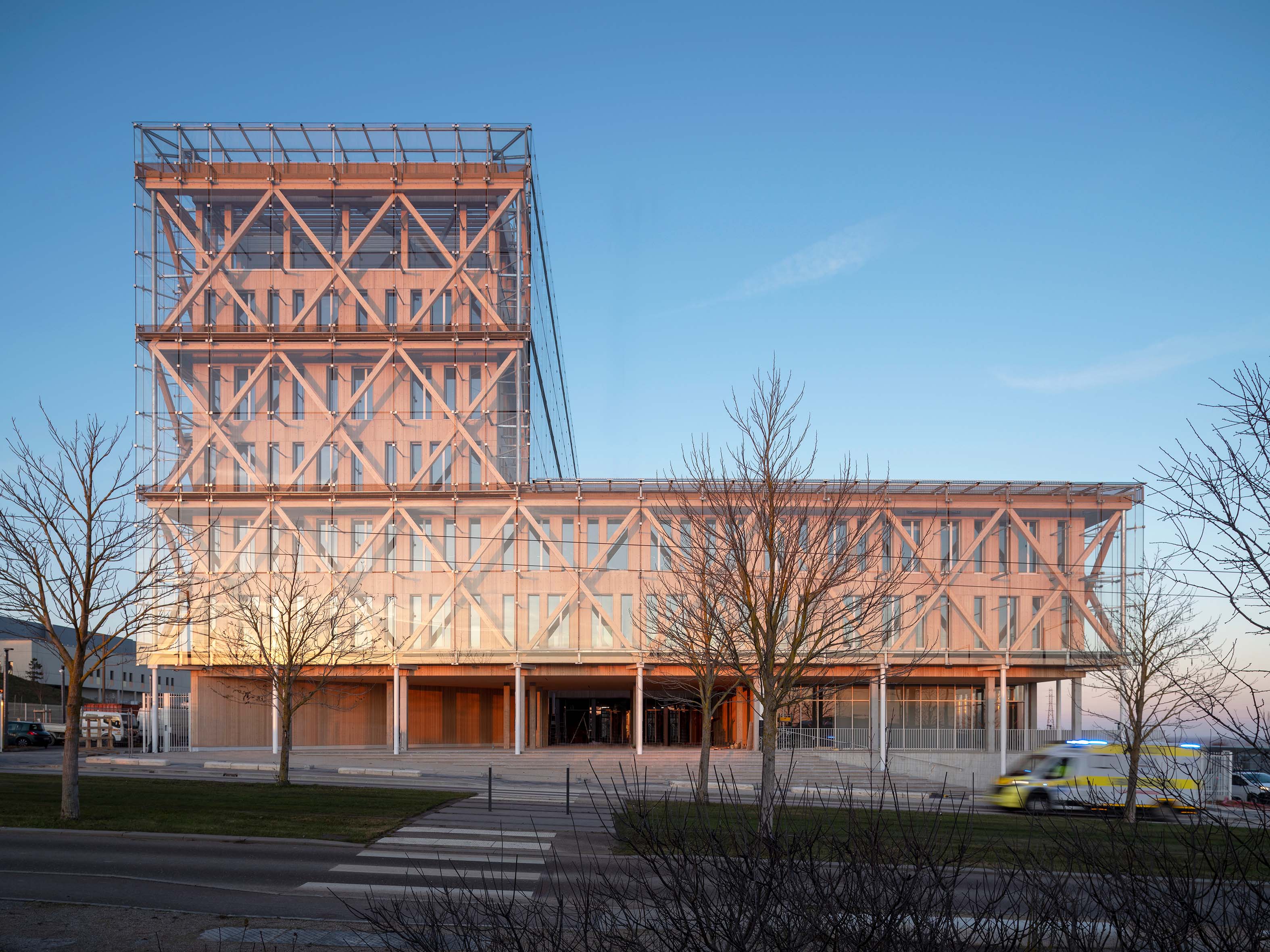 Bureaux bois - Siège social CEBFC